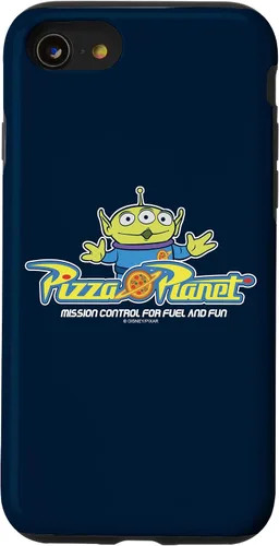 Vista 18 de Funda con logotipo de Disney Pixar Toy Story Alien Pizza Planet para iPhone 16