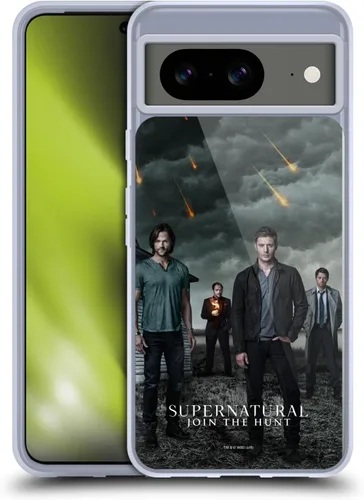 Vista 23 de Head Case Designs Supernatural Sam, Dean & Castiel Key Art - Funda de gel con licencia oficial [protección de grado militar] compatible con Google