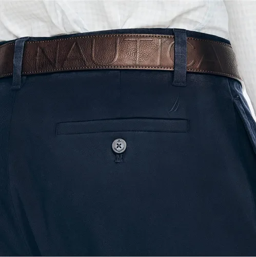 Vista 3 de Nautica Pantalón de cubierta de ajuste clásico para hombre