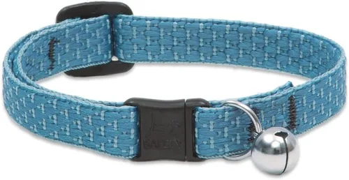 Vista 8 de LupinePet Collar de seguridad Eco de 1/2" Berry Cat con campana, 8-12