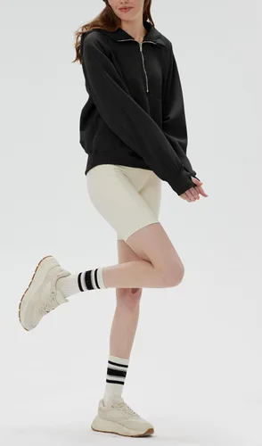 Vista 8 de TIMOCHALA Womens Oversized Sweatshirts Hoodies Half Zip Pullover Fall Fashion Outfits 2023 Y2k Clothes