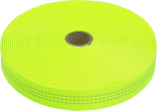 Vista 13 de GM CLIMBING - Cinta de correa tubular de nailon de 1 pulgada, certificada CE, UIAA, 4000 lb de alta resistencia para cuerda de rescate de escalada