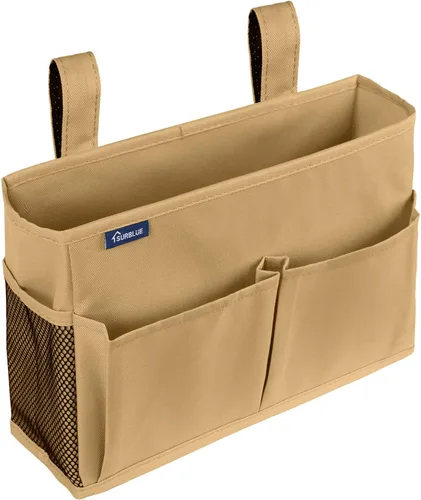 Vista 46 de Surblue Organizador de cama colgante para mesita de noche, bolsa de almacenamiento con bolsillo para literas y camas de hospital, habitaciones
