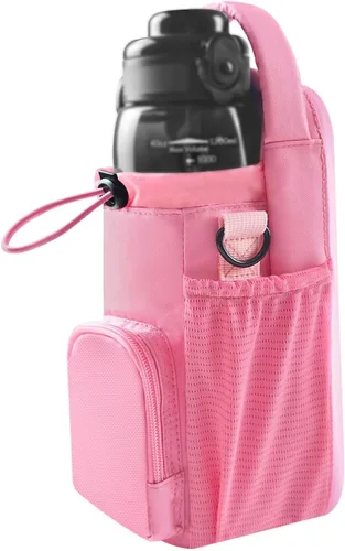 Vista 11 de Bolsa magnética de gimnasio para hombres y mujeres, soporte magnético para botella de agua para gimnasio, bolsa de gimnasio pequeña, regalos de Negro