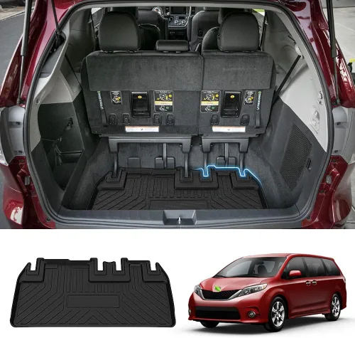 Vista 37 de Forro de carga para Jeep Compass/Patriot 2007-2016 y 2007-2012 Dodge Caliber, alfombras de carga para todo clima para accesorios de Compass