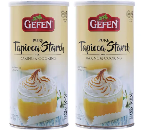 Vista 4 de Gefen, Almidón de tapioca puro, 16oz. Contenedor resellable, sin gluten, harina de tapioca