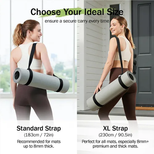Vista 7 de Slim Panda Yoga Mat Straps for Carrying, Adjustable Yoga Mat Carrier Sling Fits All Mats(Mat Not Included)