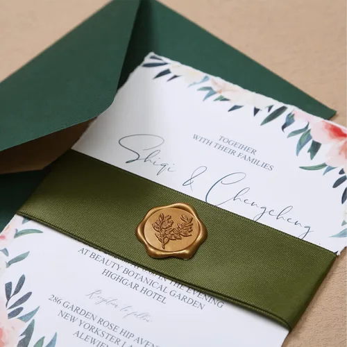 Vista 9 de UNIQOOO Calcomanías de Sello de Cera - Calcomanías de Sello de Sobre de Invitación de Boda de Eucalipto, 100 Piezas de Calcomanías Autoadhesivas