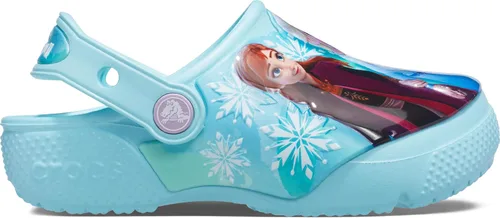 Vista 5 de Crocs Zuecos Disney para niños Zapatos Frozen 2 para niñas, Azul hieloazul hielo., 2 niño