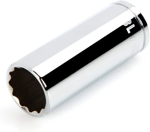 Vista 35 de TEKTON Unidad de 3/8 pulgadas x 1 pulgada de profundidad de 12 puntos de enchufe SHD13225