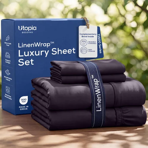 Vista 34 de Utopia Bedding - Juego de sábanas, tamaño individual, microfibra cepillada, suaves, esquinas profundas, incluye 1 encimera, 1 bajera y 1 fundas