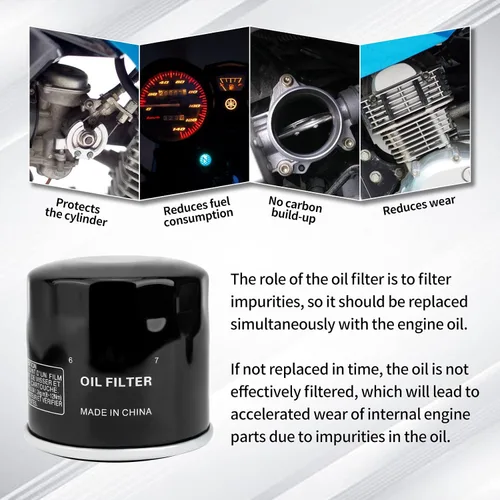 Vista 4 de grizzly 350 700 - Filtro de aceite compatible con Yamaha Grizzly 350 400 450 550 660 700 YFM350 YFM660 YFM700 F AUTO 2X4 346 660 YFM350X YFM6600