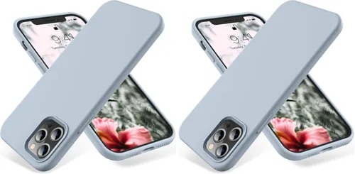 Vista 8 de [Usado] OTOFLY - Funda protectora compatible con iPhone 12 Pro Max de 6.7” (2020), serie Silky and Soft Touch, goma suave de silicona líquida