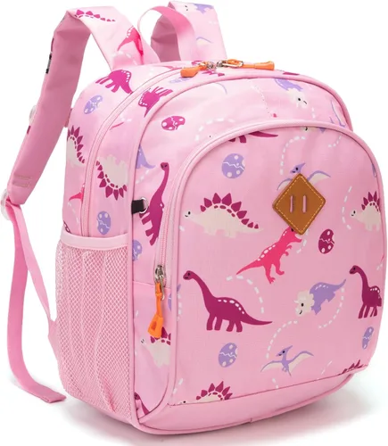 Vista 2 de Mochila para niños pequeños, mochila para preescolar o jardín de infantes, Rosado, Personalizado