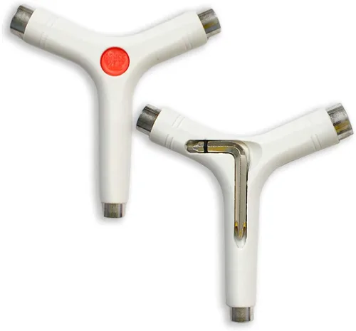 Vista 10 de Yocaher Monopatín Longboard Multifuncional Y-Tool Herramienta de Patín Tamaño de Bolsillo Todo en uno (1 pc)