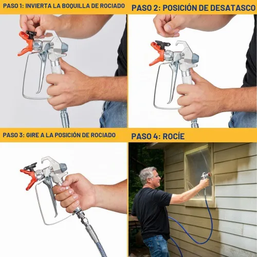 Vista 8 de Graco TRU209 TrueAirless 209 - Punta de pulverización, color negro, plateado