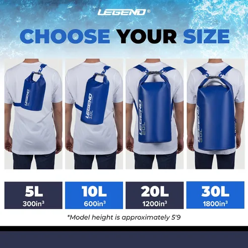 Vista 6 de Legend UltraSEA Bolsa seca impermeable - 5L, azul