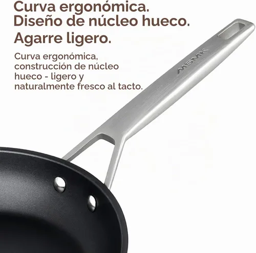 Vista 5 de MsMk - Sartén antiadherente pequeña de 7 pulgadas, sartén para tortilla