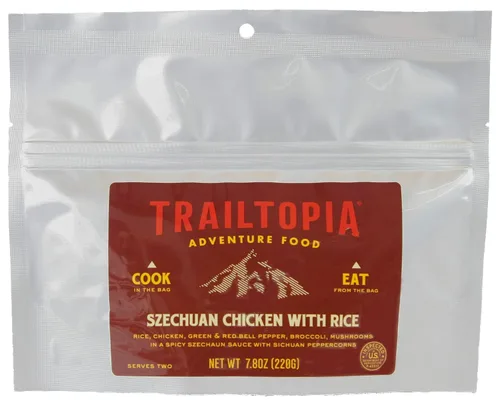 Vista 22 de Trailtopia Burrito de carne y frijoles negros, cena de senderismo liofilizada, sabor delicioso, preparación rápida y fácil, ligera, perfecta