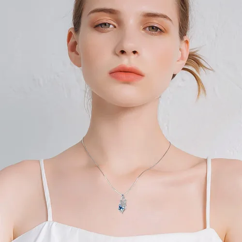 Vista 65 de Collar de plata de ley para hermanas, joyas de cumpleaños para hermanas y amigas
