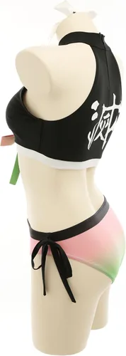 Vista 4 de haikyuu Bikini para mujer, estilo anime, traje de baño japonés de dibujos animados