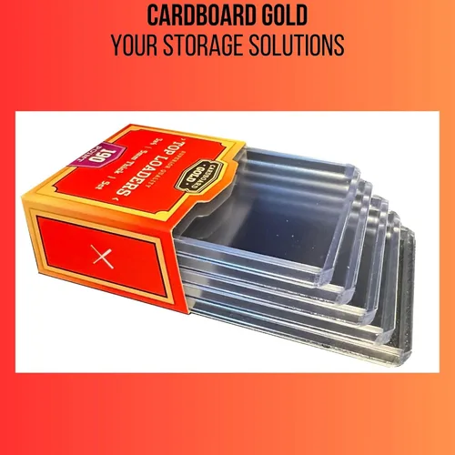 Vista 7 de Cardboard Gold Cargadores superiores para tarjetas de 190 puntos