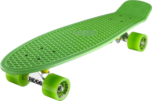 Vista 11 de Ridge Outdoors Ridge Skateboards Big Brother Large Retro Cruiser Black-Clear Green