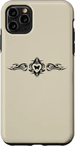 Vista 13 de Butterfly Heart Tattoo Fairycore y2k Grunge Egirl Aesthetic Case for iPhone 17