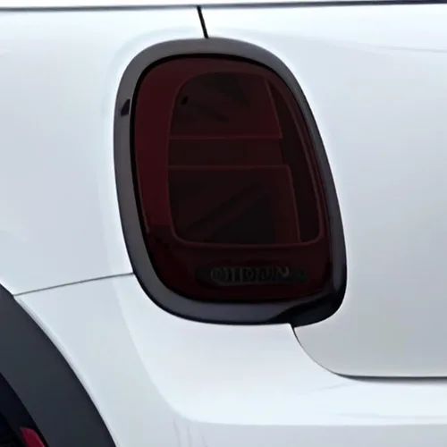 Vista 7 de BOGAR TECH DESIGNS Kit completo de tinte de luz para faros delanteros compatible con Mini Cooper Convertible 2019-2024, brasier transparente