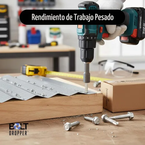 Vista 6 de Bolt Dropper Tornillos TEK de acero inoxidable #8 x 1/2 pulgadas, paquete de 100 tornillos autorroscantes, resistentes a la corrosión, tornillos