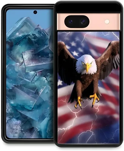 Vista 13 de Funda compatible con Google Pixel 8A, diseño de oso de bosque de otoño, diseño increíble a prueba de golpes, antiarañazos, carcasa trasera de Oso