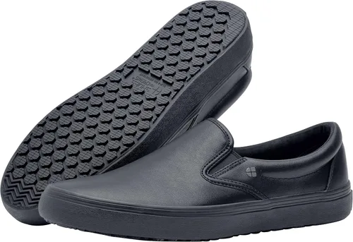 Vista 3 de Shoes for Crews Merlin, sin cordones, para hombre, mujer, unisex, zapatos de trabajo antideslizantes