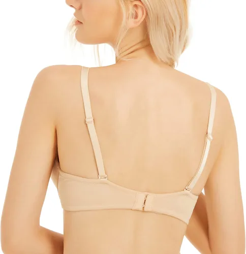 Vista 5 de Wingslove Sujetador push up para mujer, con escote en V profundo, con aros, multiway, 2 copas
