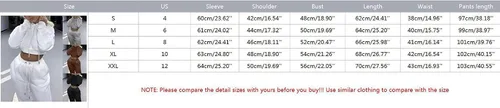 Vista 6 de Hugncmy Women's Fashion Outfits Tracksuits Hooded Sweatshirt and Sweatpants Casual Sports 2 Piece Set Faux Wrap Dress