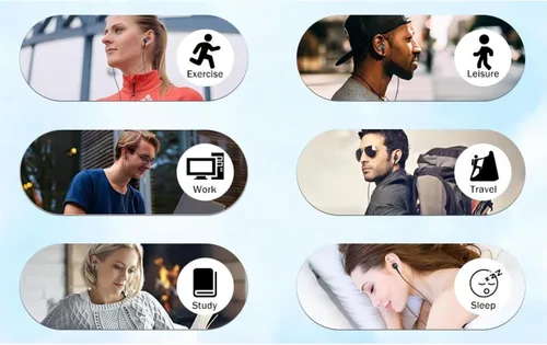 Vista 6 de Auriculares estéreo 2025 para Samsung Galaxy Z Fold6 S24 S23 S22 S21 S20, Note 10, 10+ - Diseñado con micrófono y control remoto de volumen conector