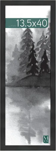 Vista 36 de MCS Marco para póster con estilo de museo, 11 x 17 pulgadas, madera de granero, vertical y horizontal, para colgar en la pared, marco grande