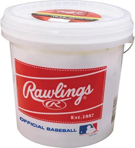 Vista 3 de Rawlings Pelotas de béisbol de uso recreativo de la liga oficial para práctica Juvenil/8U R8U Cúbeta 24