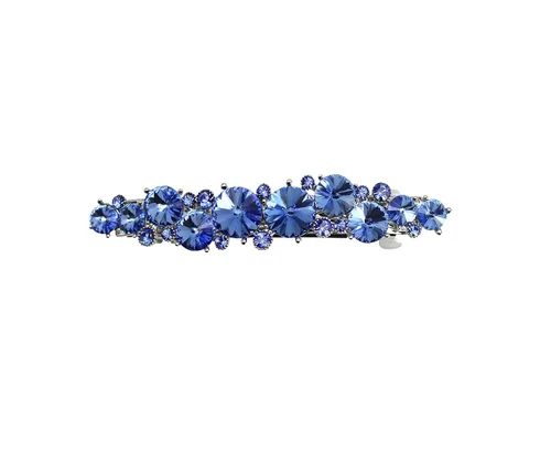 Vista 10 de Faship AB Premium Rhinestone Crystal Floral Pequeño Pasador De Pelo Clip