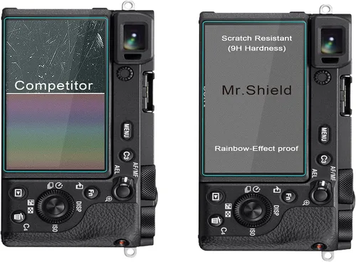 Vista 4 de MrShield - Protector de pantalla para Sony Alpha A6600 A6100 A6400 A6000 A5000 A6300 NEX-7 NEX-3N NEX-5 NEX-6L [NO para a6500/a5100] Paquete de 3