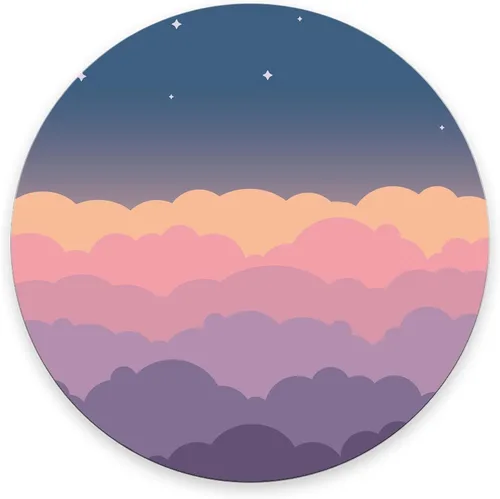 Vista 15 de Alfombrilla para mouse, de colores abstractos, personalizable, redonda, texturizada, lavable, con base de goma antideslizante, para mouse