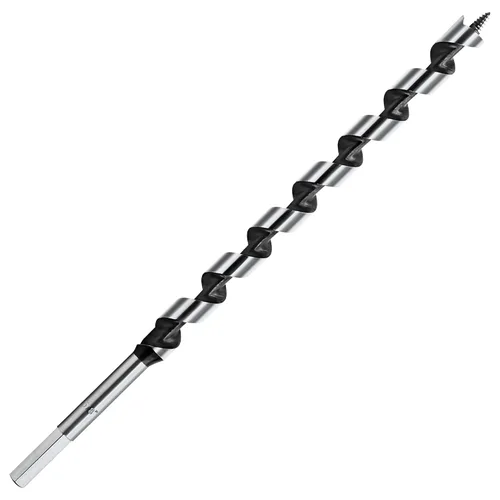 Vista 21 de Broca de taladro de 1-1/2 pulgadas x 12 pulgadas de largo para madera, vástago hexagonal, para madera blanda y dura, plástico, paneles de yeso