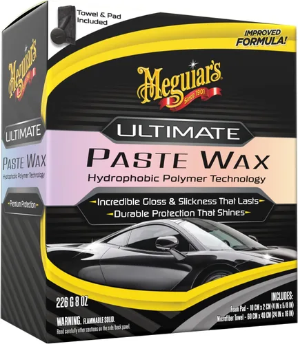 Vista 11 de Meguiar's, conjunto de cera y abrillantador con paño de microfibra, almohadillas de espuma y compuesto
