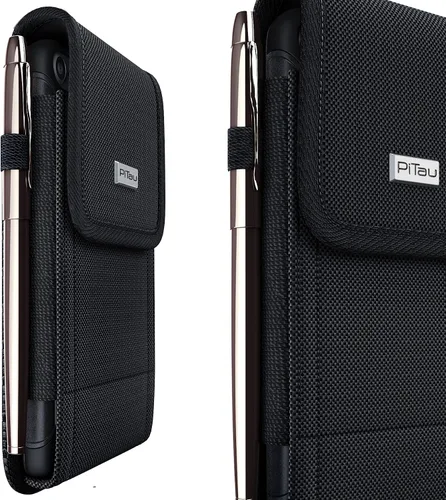 Vista 3 de Funda para cinturón con clip, para iPhone 8 Plus, 7 Plus, 6S Plus, piel Bomea, estuche para cinturón para smartphone