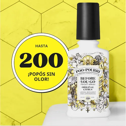Vista 9 de Poo-Pourri - Spray para inodoro antes de ir, aroma cítrico original, 4 onzas líquidas