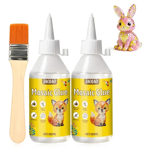 Vista 8 de JAOJAO Pegamento del mosaico, Adhesión fuerte seca rápida 3.4 fl oz