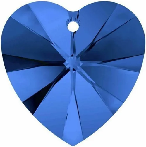 Vista 12 de 20 cuentas colgantes de cristal de corazón de amor de San Valentín de 0.394 pulgadas (0.394 in), cuentas sueltas de diamantes de abril transparentes