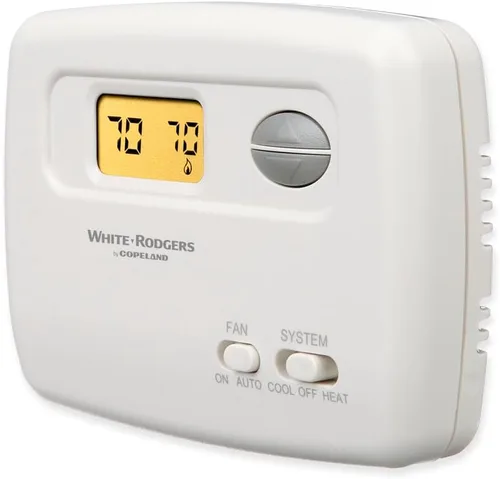 Vista 2 de White-Rodgers Serie 70 - Termostato clásico, no programable, 1F78-144