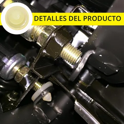 Vista 3 de Ajxn 4 PCS Topes de Interruptor de Freno, Almohadilla de Pedal de Freno Automático Tope de Interruptor de Luz de Freno Almohadilla de Interruptor