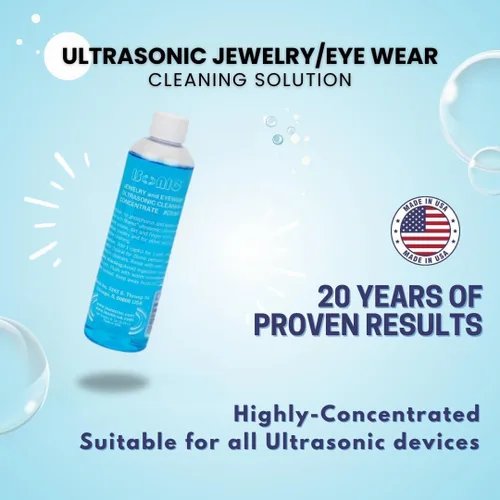 Vista 7 de iSonic solución concentrada ultrasónica para limpiar joyas/lentes., Azul, 1