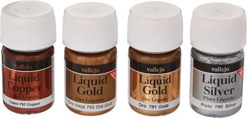 Vista 10 de Vallejo - Metal Líquido Cobre 35 ml (1.18 fl.oz.)